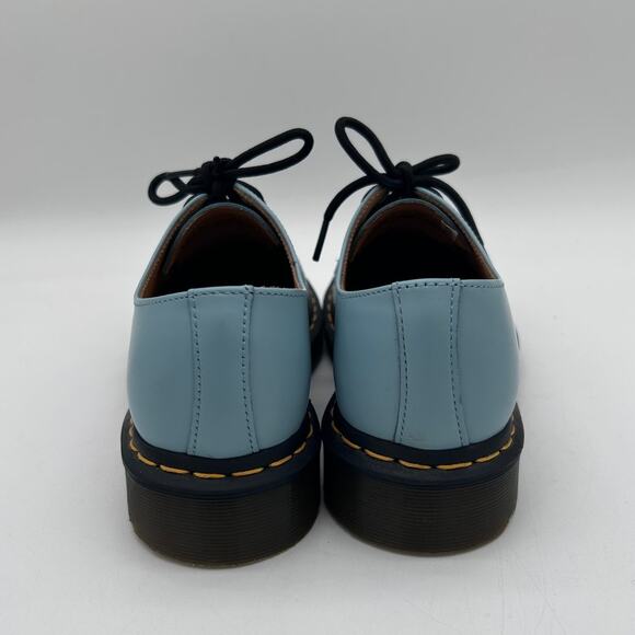 Doc Martens Unisex Oxford Leather Shoes 1461 Light Blue Men’s 7 Women’s 8 - Picture 4 of 6